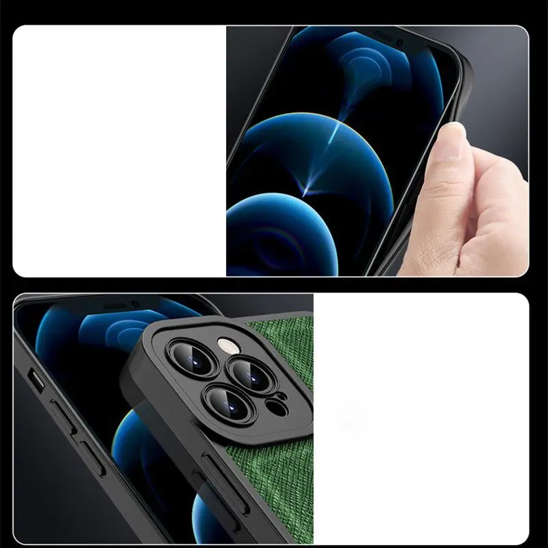 Skinlee For VIVO Y03 4G Case Cross-Grain Leather Rugged Shockproof Magnetic Cover For VIVO Y02 Y02A Back Shell