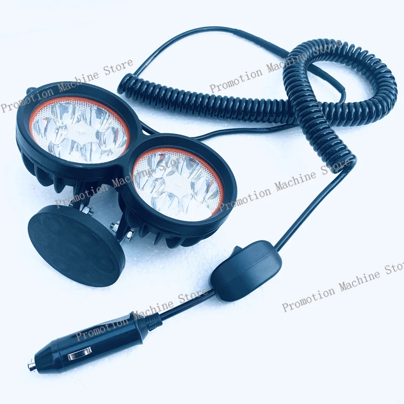 

Portable Magnetic Led work light Magnetism Car Truck Roof Spotlights High beam Spirng wire Portable Searchlight Boat Fishing