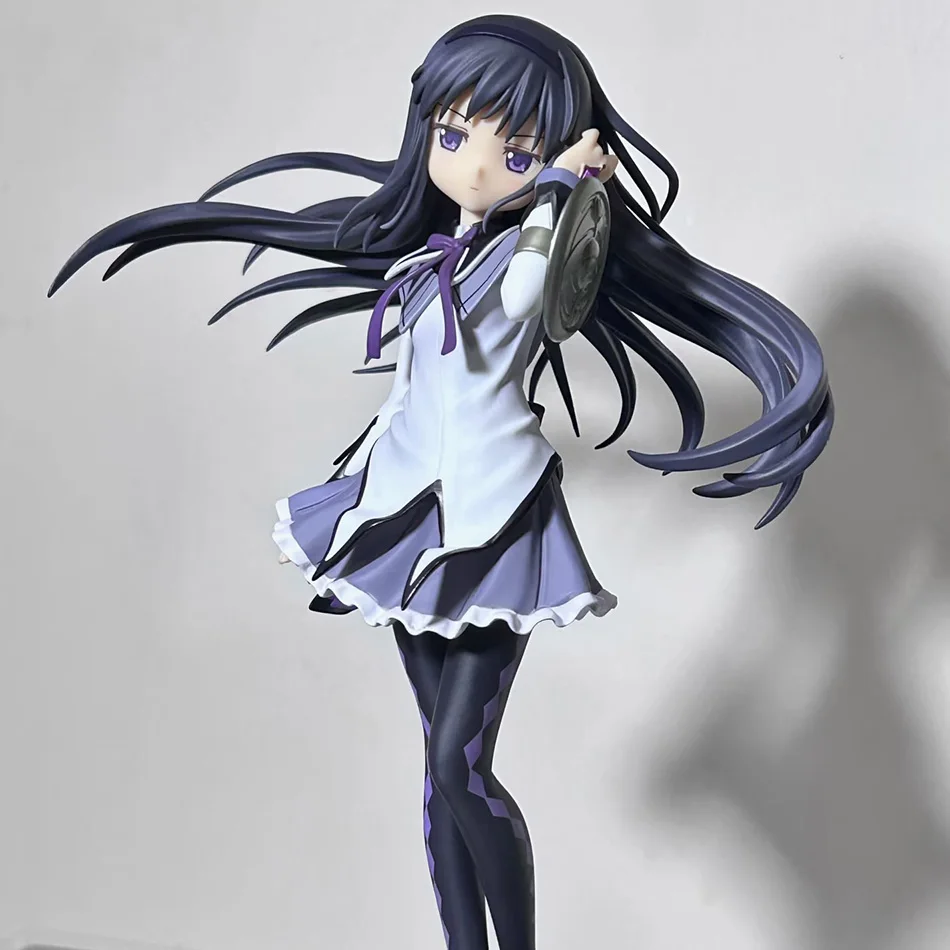Anime Puella Magi Madoka Magica Figur 17cm Akemi Homura Actionfigur PVC-Modell Kawaii Dekoration Puppe Kinderspielzeug Weihnachtsgeschenk
