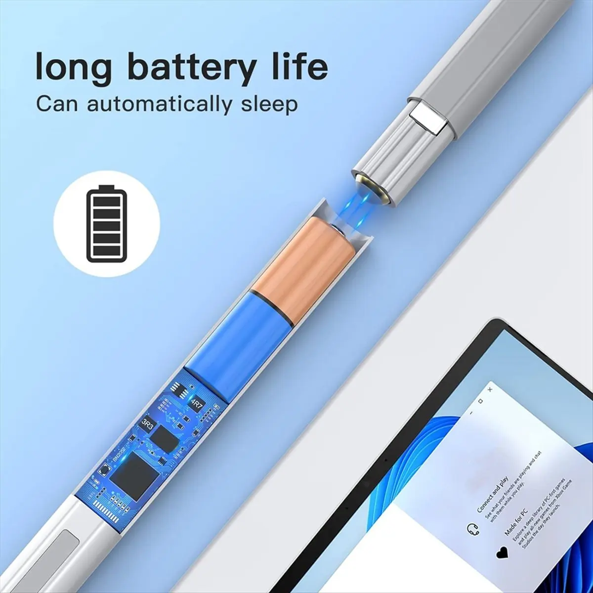 

Отличный стилус для Surface Pro 8/X/7/6/5/4/3/Surface 3/Go/Go 2/Go 3/Book, ручка для планшета с сенсорным экраном и Haptic Motor Sensation