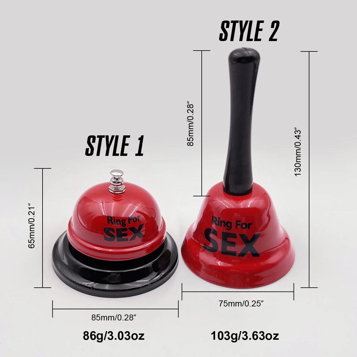 Sex Bell Ring Toy Game Novelty Bachelorette Bachelor Party Adult Games Erotic Life Reminder Bell for Couple Flirting Sex Toys