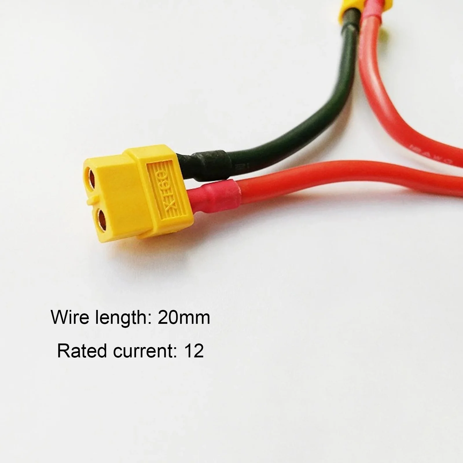 XT60 Battery Series Connection Cable 12AWG Flexible Silicone Wire For RC Drone Car Boat Battery Power Adapter Accessory