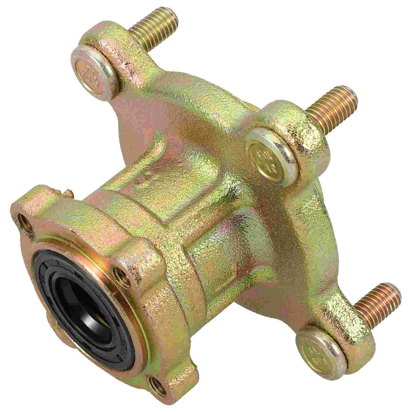 블랙 메탈 ATV 비치 버기 프론트 허브 플랜지, 88mm 보어 4 볼트 패턴, 카트 오프로드 타이어 마운트 필수 ATV