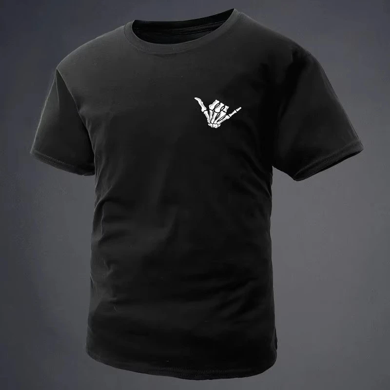 2026 Tough Guy Club Tactical Gesture Military-style Enthusiast T-Shirt Cotton Graphic Tee Men Women Summer Streetwear