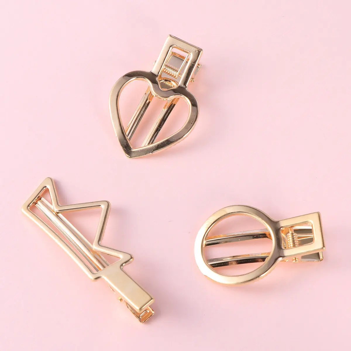 

12Pcs Hollow Out Duckbill Hair Clips Metal Simple Hairpins for Women Girls Fashion Bobby Pins Wedding Party Daily Wear