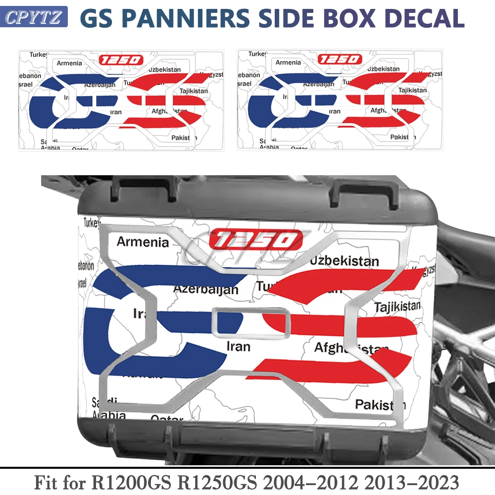 

Motorcycle Sticker Case fit for Vario Case 2004-2012 2013-20223 R1250GS R1200GS Trunk Box Decals