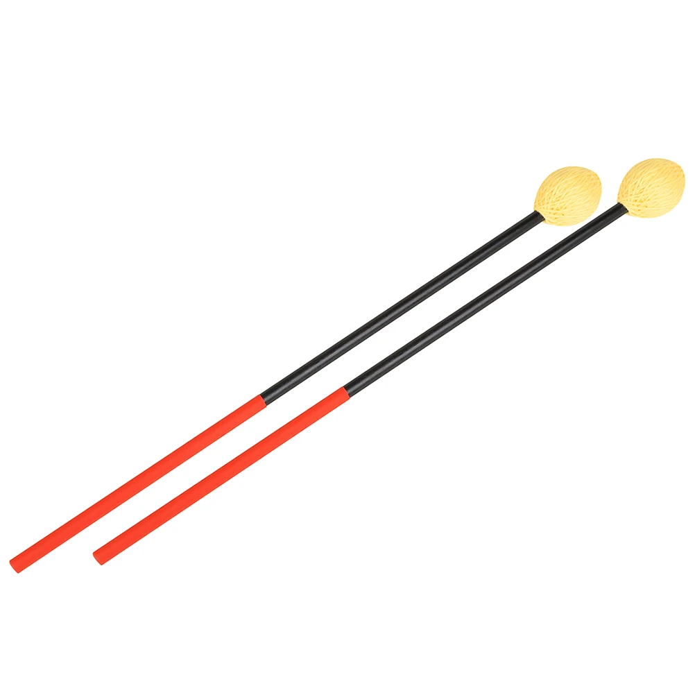 

2Pcs Carbon Fiber Marimba Mallets Xylophone Hammers Crack Resistant Deformation Free Integrated Sound Xylophone Mallets