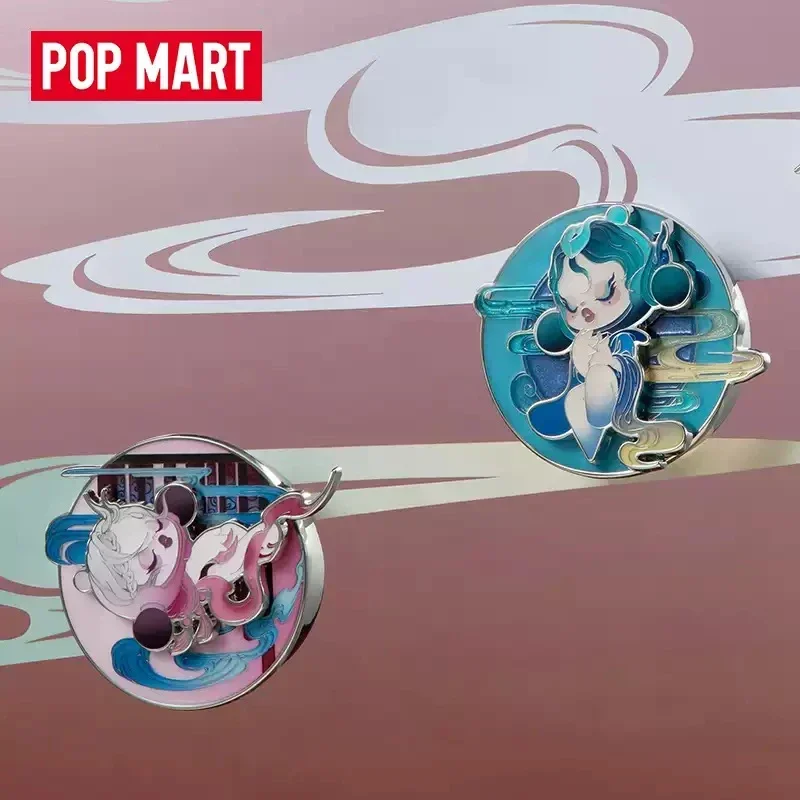 

POPMART SKULLPANDA The Mirage Series-Шлепая коробка автомобильная ароматерапия сумка для угаданий милые аниме фигурки украшения подарочная коллекция