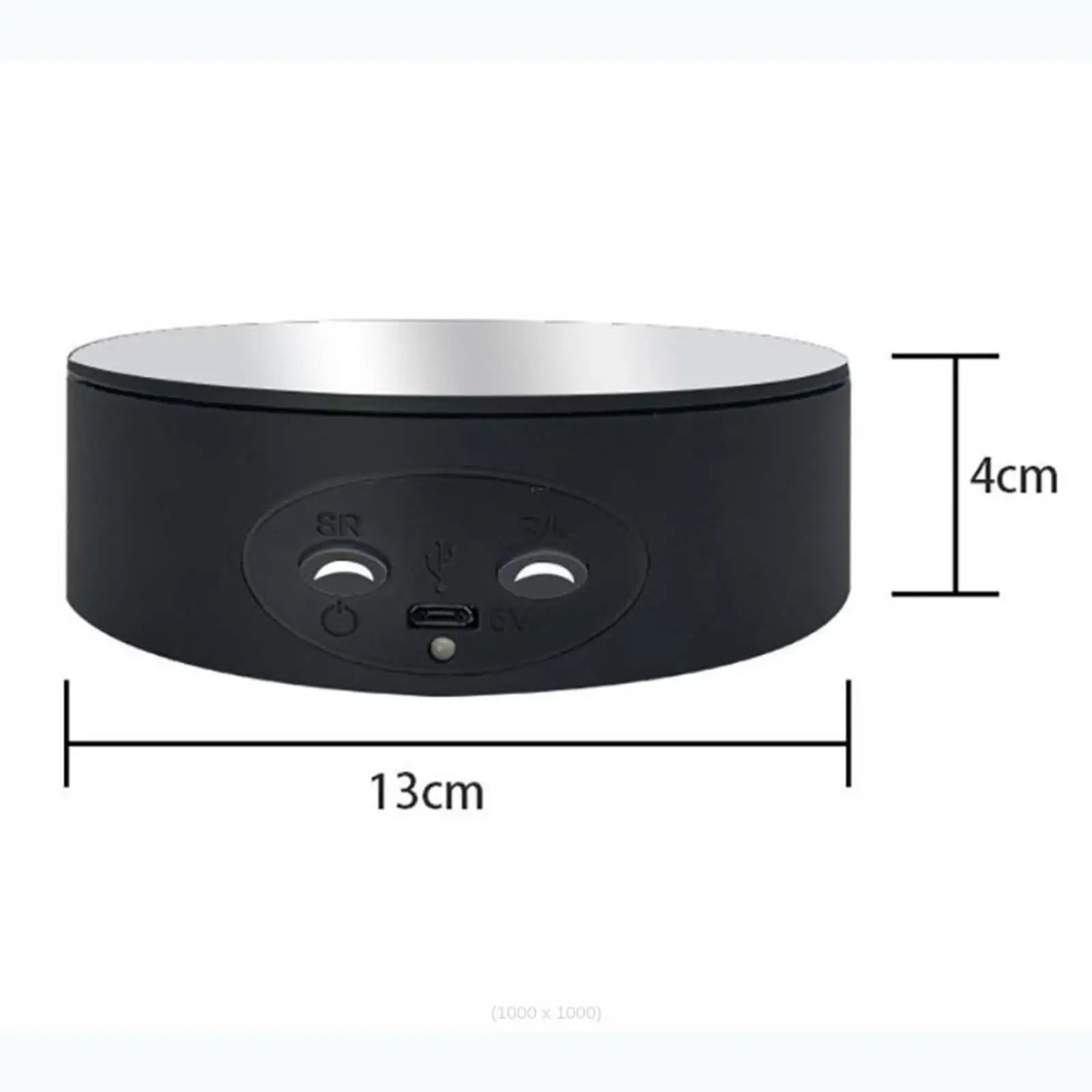 Electric Jewelry Display Turntable Mirror Corved for Cake Shop 3D Model view 6