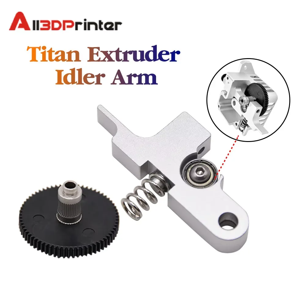 3D Printer Accessories For Sidewinder X1 Titan Aero Metal Extruder Idler Arm Gear with 66 Teeth 1.75mm Prusa i3 Ultimate