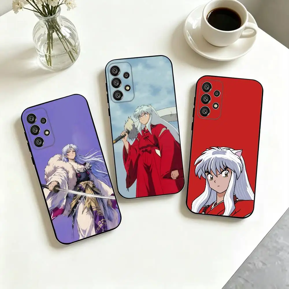 Inuyasha-A Sesshomaru Anime  Phone Case For Samsung S25,S24,S21,S22,S23,S30,Ultra,S20,Plus,Fe,Lite,Note,10,Black Cover