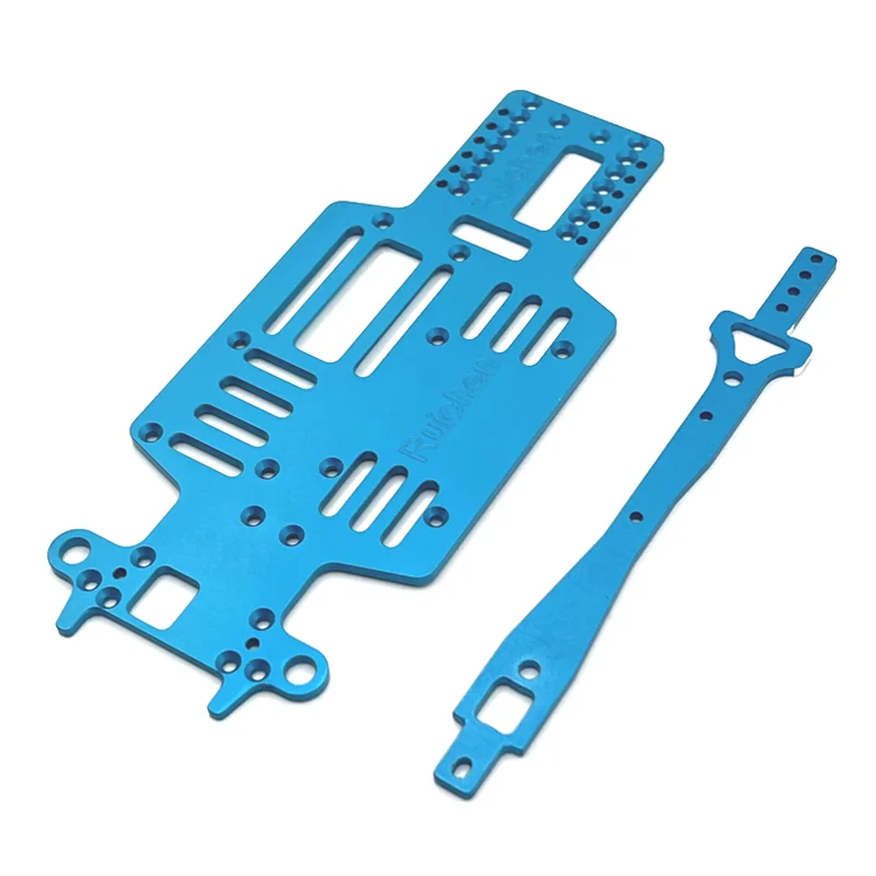 Metal upgrade modification two-layer board bottom plate For 1/28 Mosquito car MINI-Q racing drift RC Car parts