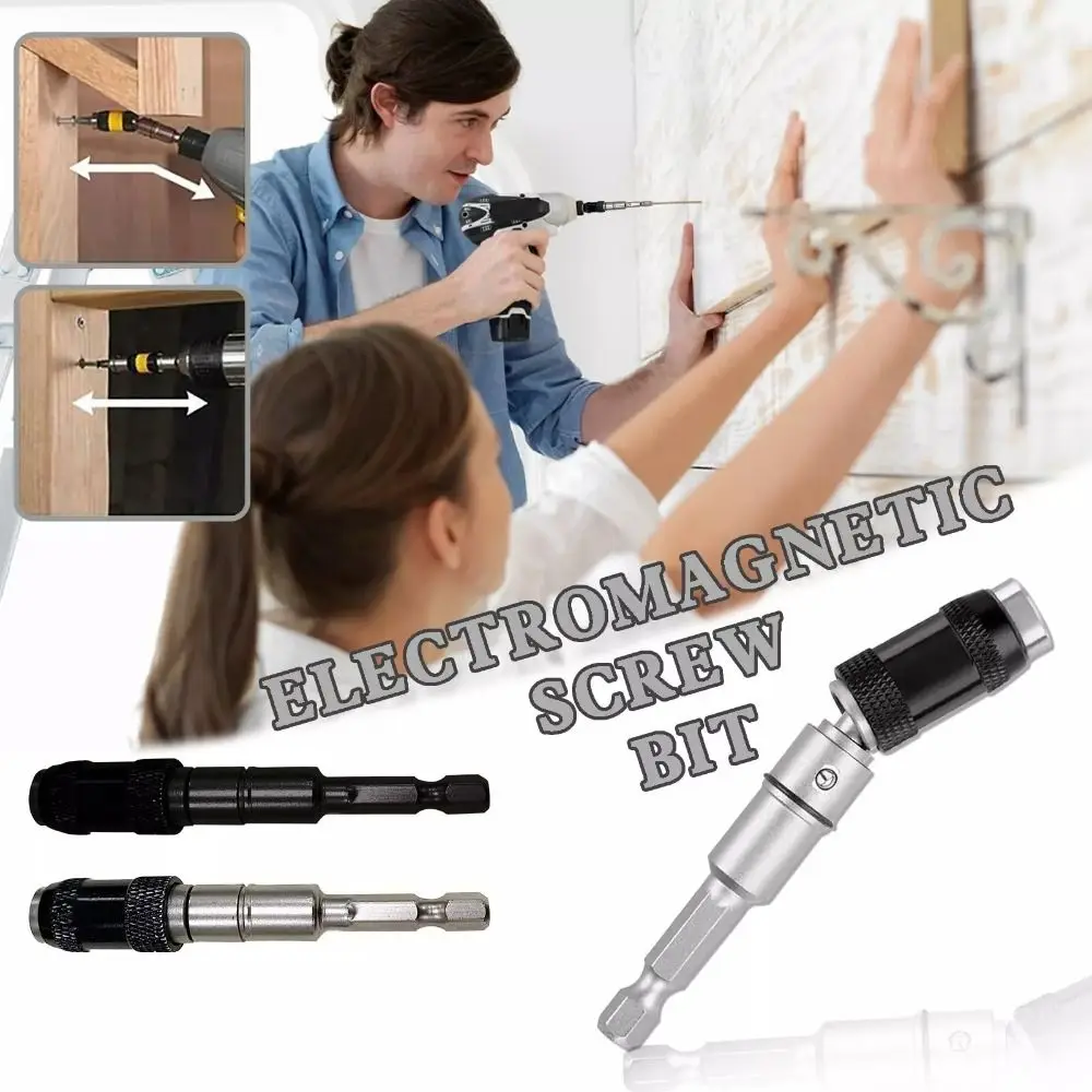 

1/4 "Hex Screw Release Bit Drill Magnetic Multiple Angles Screwdriver Bits Drill Universal Quick Release Drill Bit Extension Rod