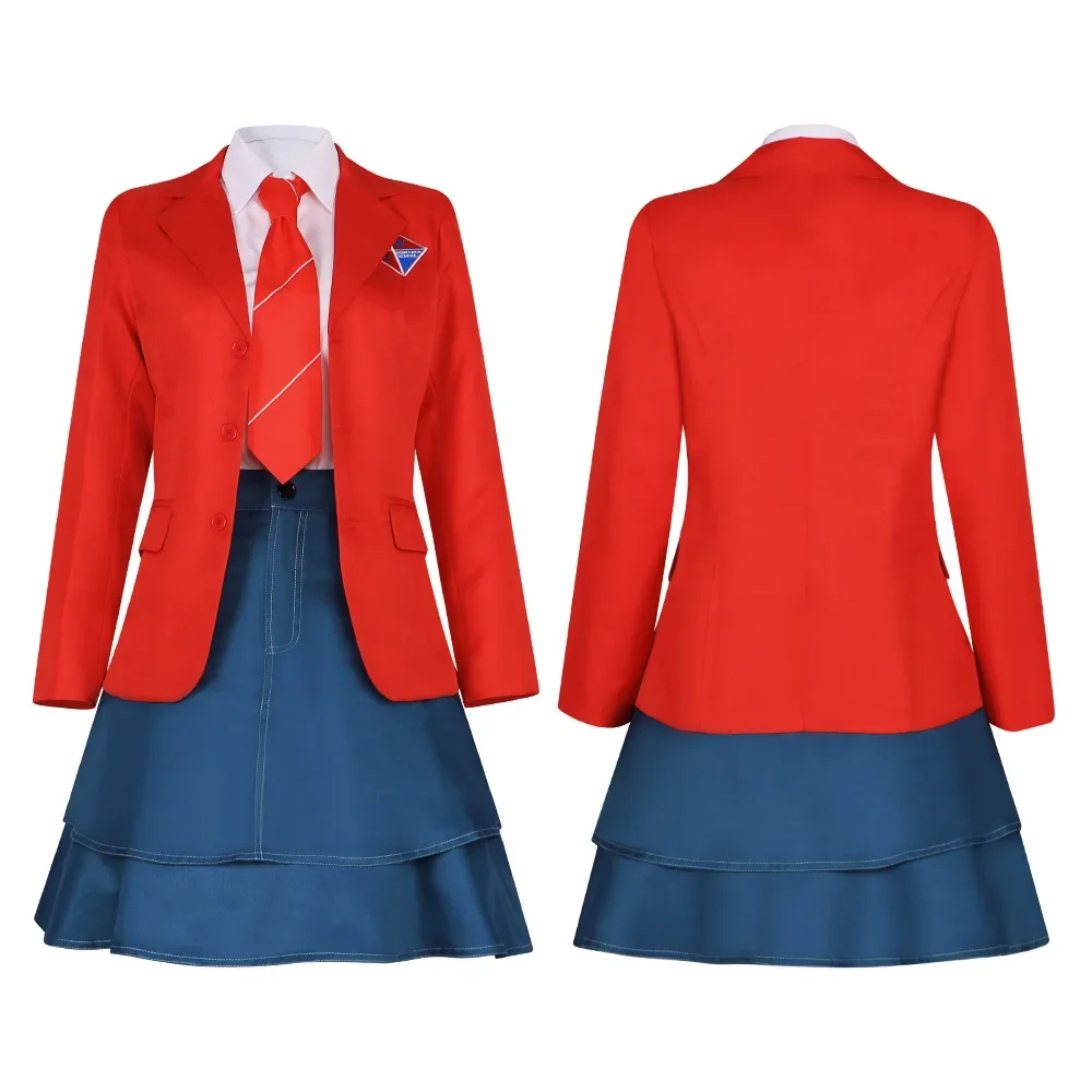 Rebelde Cosplay Costume JK Uniform Women Men High School Student Suits Red Coat Sets Drama Halloween Carnival Party Outfits