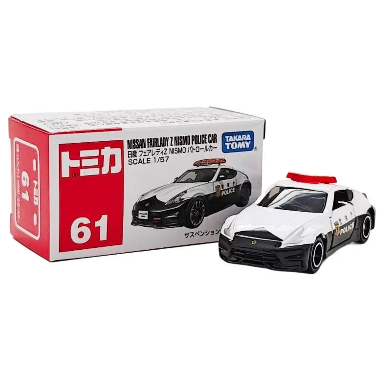 

TAKARA TOMY Tomica 1/57 Scale Alloy Police Car Model No.61 FZ in Red - White Box for Boys Toy Collectible Decor