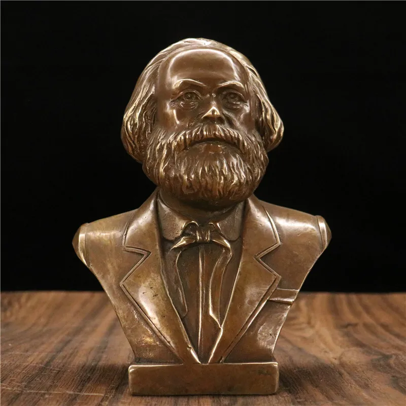 Marx, Engels, Lenin, Stalin pure brass antique-style bronze sculpture home and school decoration ornaments