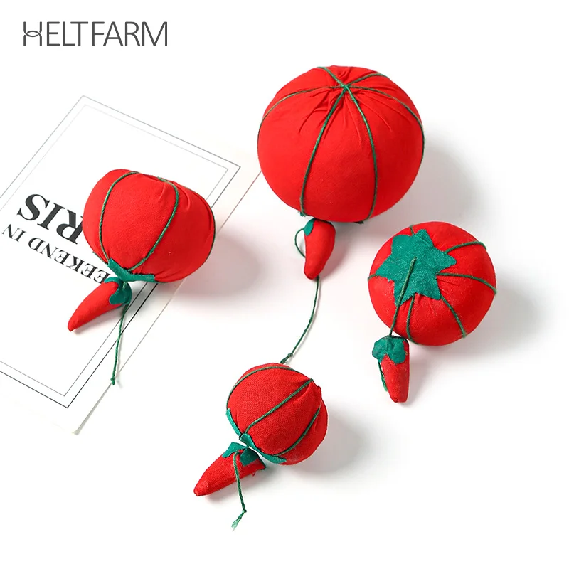 

Tomato Shaped Needle Pin Cushion Holder Sewing Kit Pin Cushions Needlework Mat DIY Craft Supplies Sewing Pins Accessories