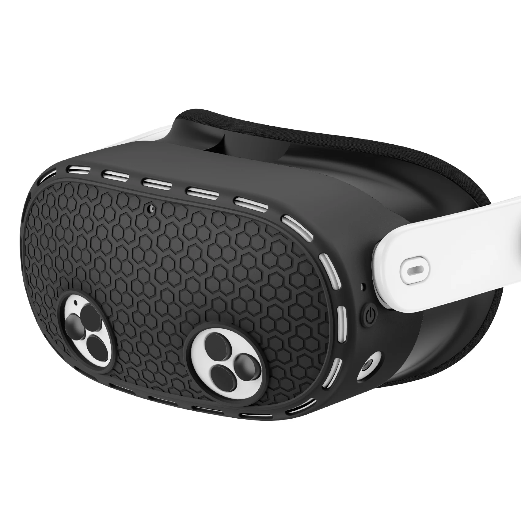 مجموعة حافظة حماية من السيليكون VR 6 في 1 لـ Meta Oculus Quest 3S، غطاء الوجه، قبضة التحكم، غطاء الصدفة، غطاء العدسة، الروك ca