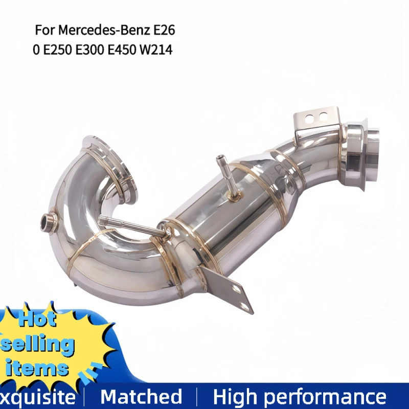 OEM Car Performance Exhaust Header for Mercedes-Benz E260 E250 E300 E450 W214 2.0T Stainless Exhaust Pipes High Flow Downpipe