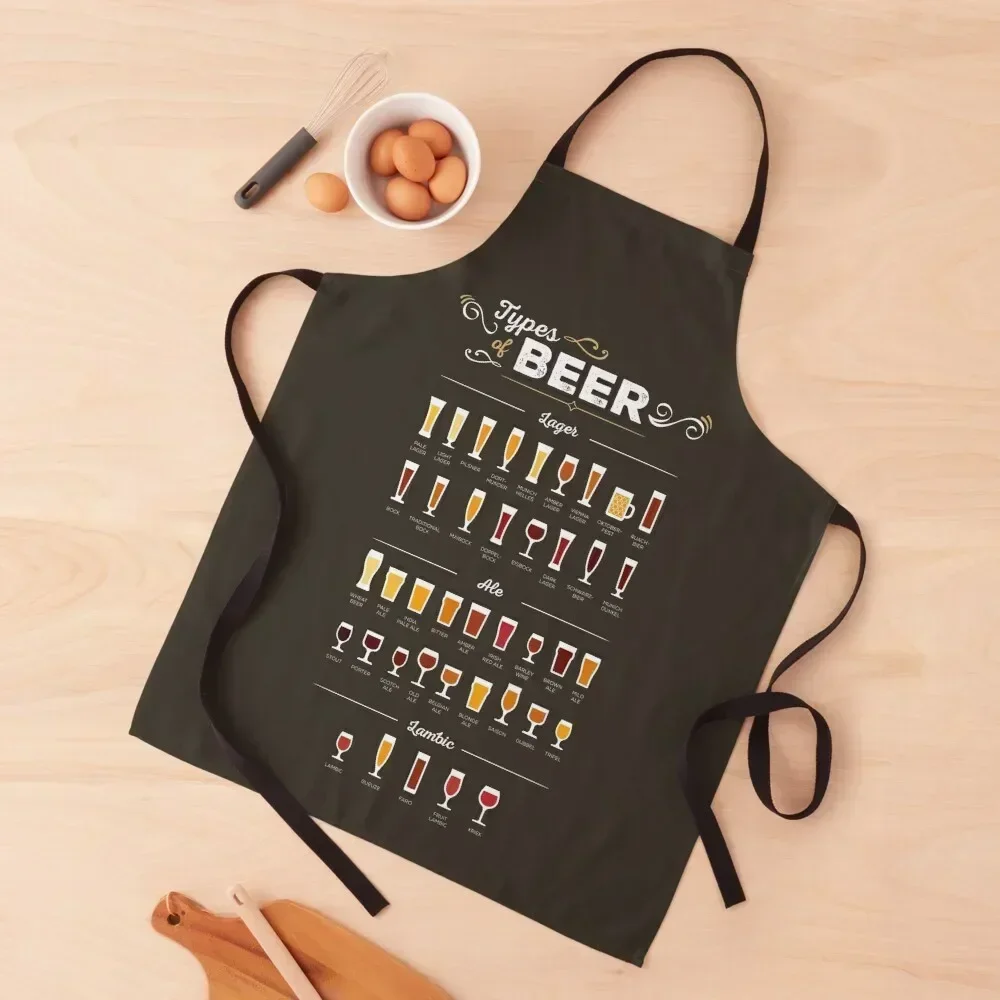 

Vintage Beer Guide Apron Korean Kitchen Chef professional hairdresser Kitchen Novel Kitchen Accessories Apron