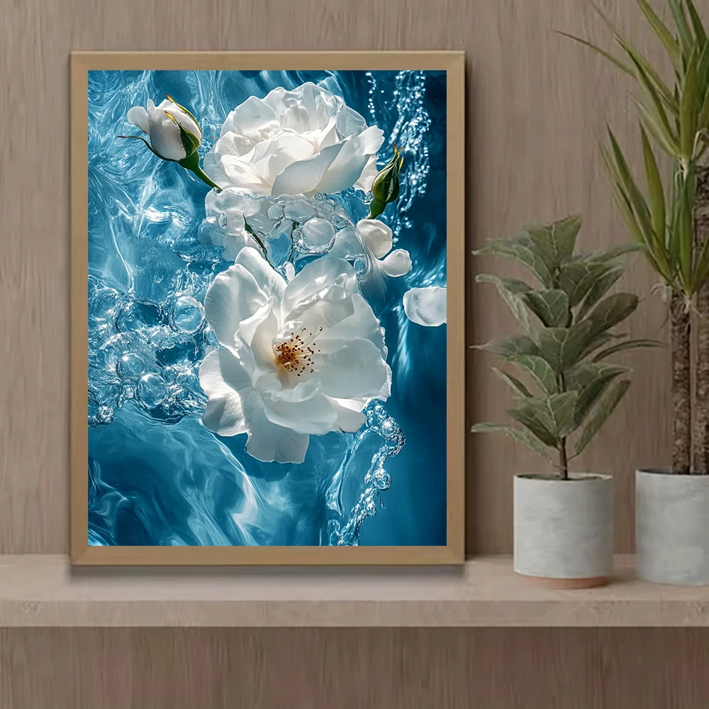 5D DIY Diamond Art Full Mosaic Craft Kit Eye-Catching Visual Effect Wall Picture for Home Interior And Space Decoration Unique Handmade Gift