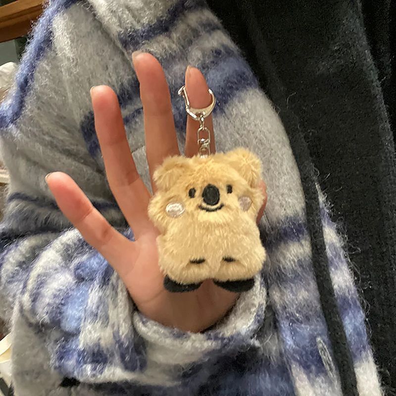 Porte-clés Koala en peluche pour filles, jouet animal en peluche, jouets beurre de Koala, fourrure de lapin 216.239., sac à dos moelleux, pendentif sac, cadeaux mignons, nouveau