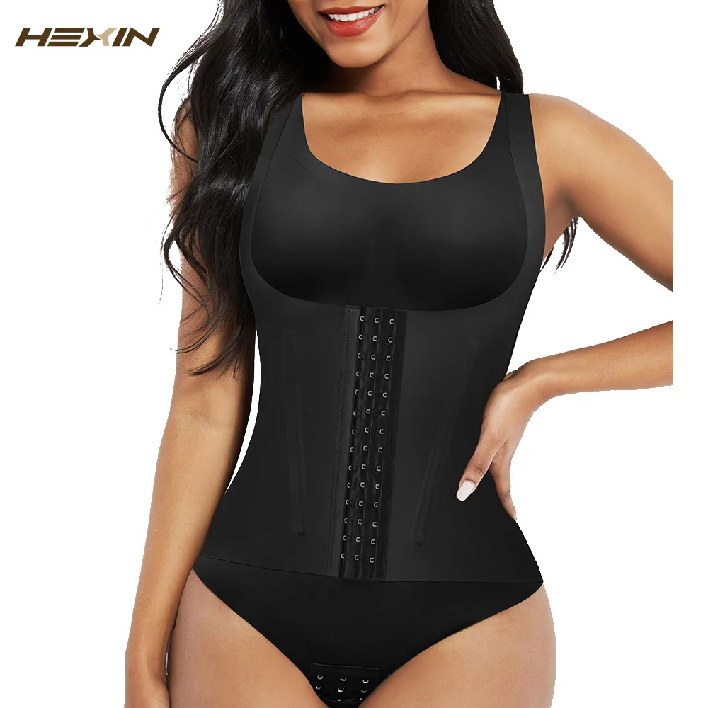 

Women 4 In 1 Waist Trainer Bra High Compression Body Shaper Tummy Control Bodysuit Shapewear