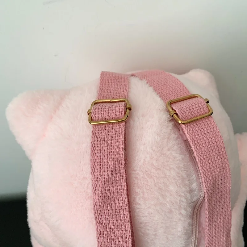 Cartoon Mew Sylveon Plüsch-Rucksack, weiche, flauschige, gefüllte Raichu-Umhängetasche für Studenten, tägliche Reiseaufbewahrung, Dekoration, Fans-Geschenke – Detail 19