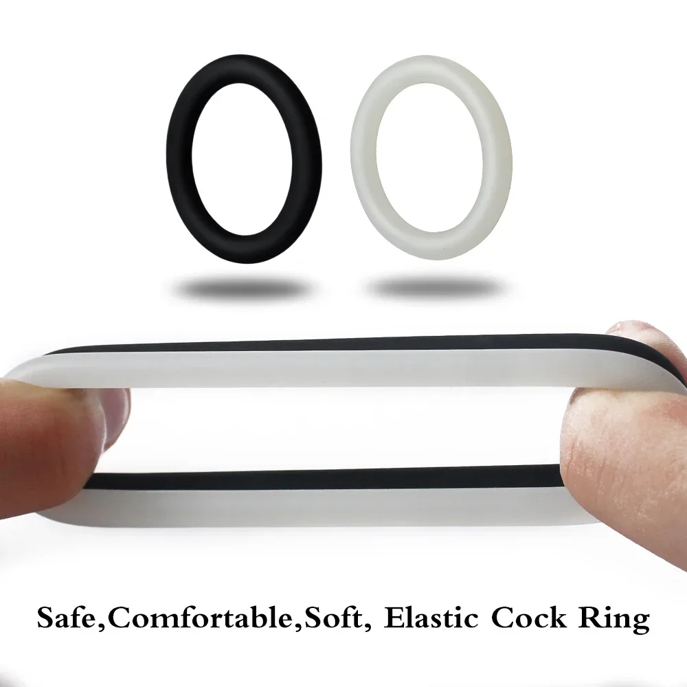 3PCS/Set Penis Cock Rings Durable Silicone Reusable Cock Penis Ring Longer Sex Adult For Men Delay Ejaculation Erection Sex Toys