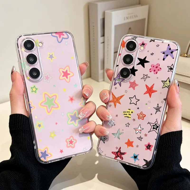 Beautiful Star Design Cover For Samsung Galaxy Note 20 10 M56 M54 M53 M33 M23 17 M15 M14 M11 M04 M07 F07 Ultra Phone Case