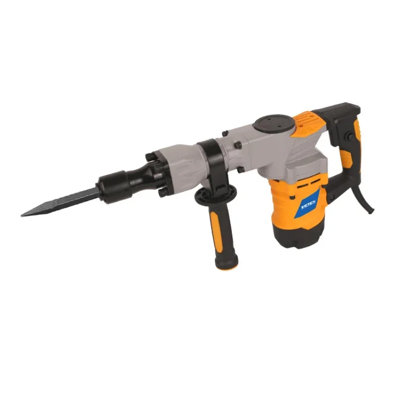 

Handheld Hex Demolition Electric Pick With Hard Chisel For Rock Cutting 1850W Industrial & DIY Use