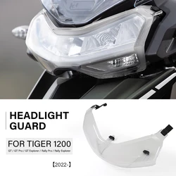 For Tiger1200 Rally Pro Headlamps Plastic Protector PC Transparent Cover Headlight Guard For Tiger 1200 GT Pro,GT Explorer 2022-