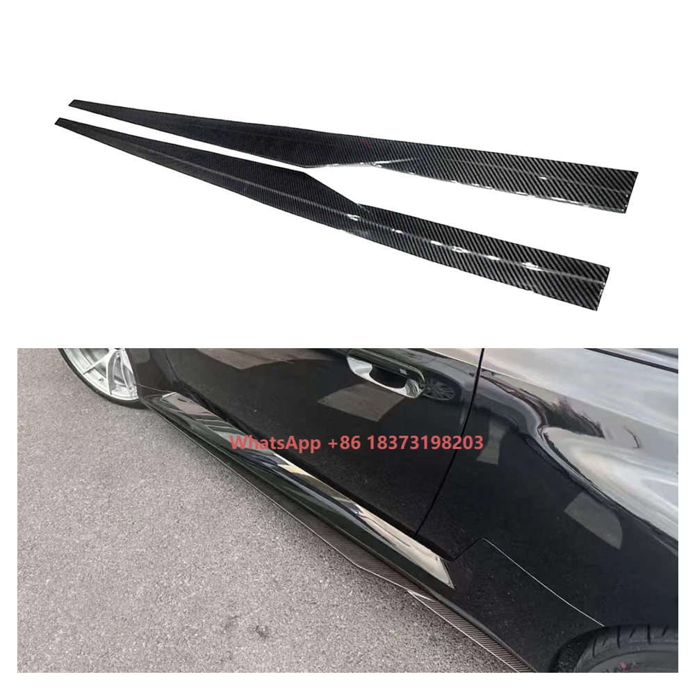 

G87 Side Skirts R44 Style Dry Carbon Fiber Auto Body Bumper Kit Side Skirts for BMW M2 G87 2023-2024 Side Skirts