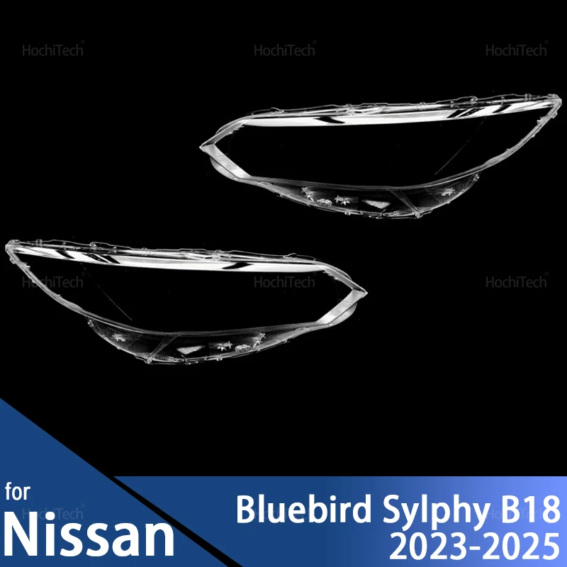 

Front Headlamp Cover Headlight Shell Transparent Lampshade Lens for Nissan Bluebird Sylphy B18 4th 2023-2025 Headlamp Shell