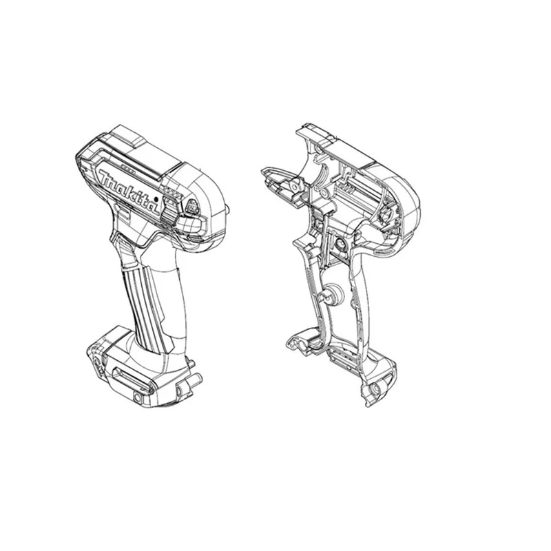 

Shell case housing set 183J75-5 for MAKITA TW140D