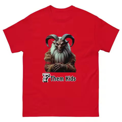 F Them Kids Krampus Classic T Shirt Multiple Colors Sizes Funny