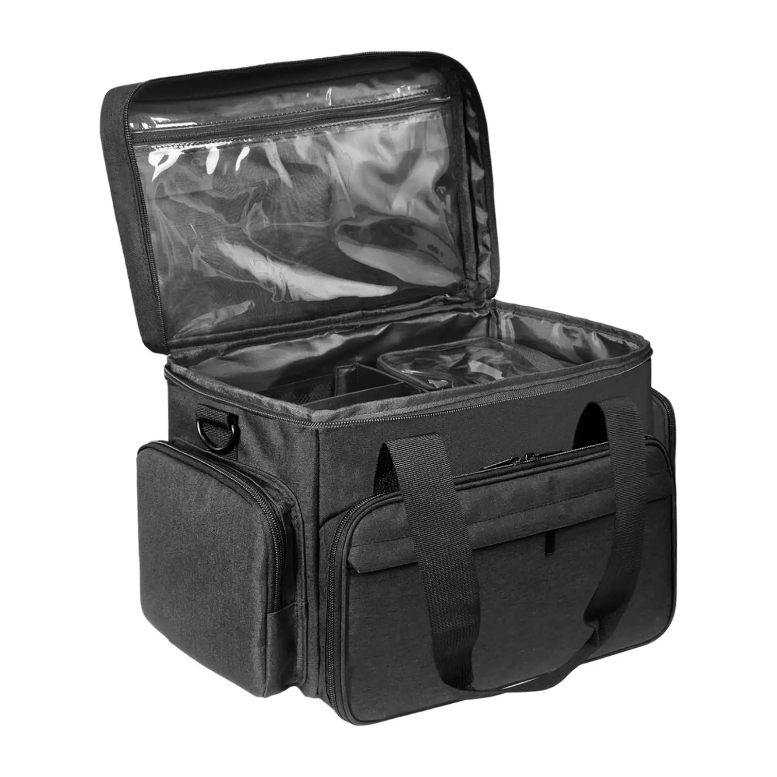 Cosmetic Bag Portable Travel Makeup Case for Grooming Set Hair Tools Stylist
