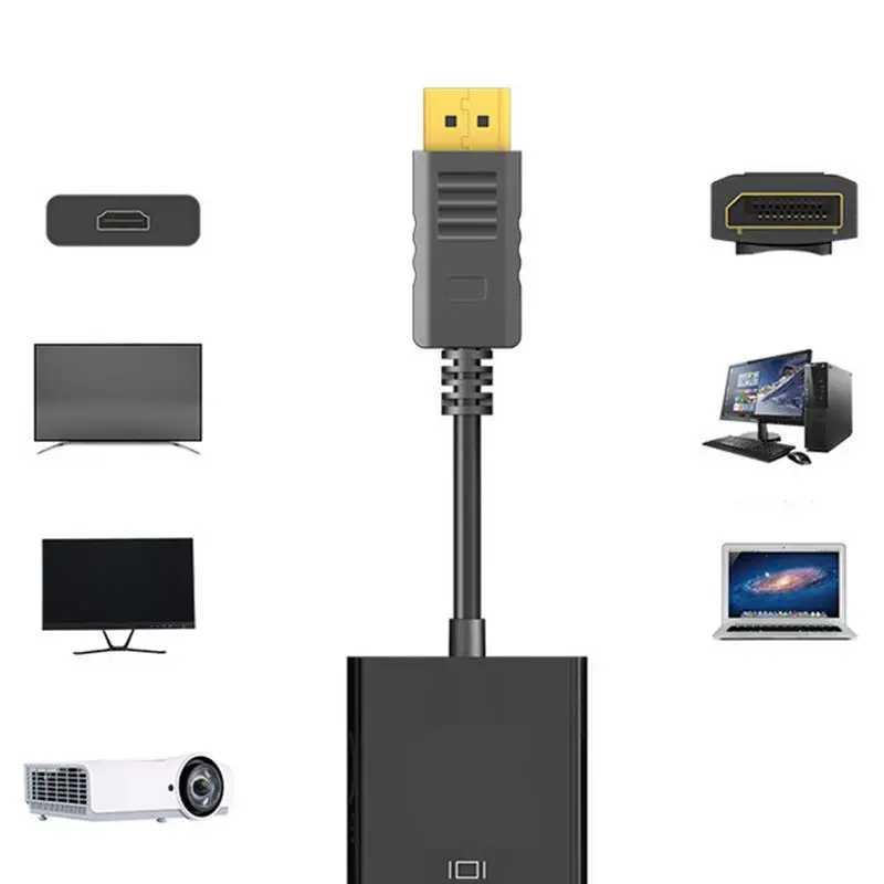 Displayport To Hd Cable 1080P Displayport To Hd Cable Display To Hd Adapter Displayport To Hd Monitor Cord Display To Hd