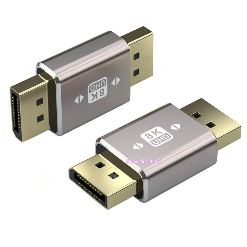 พอร์ต8K ตัวแปลงสำหรับตัวผู้ตัวเมียเป็นพอร์ตจอแสดงผลพอร์ตตัวเมียเป็นขั้วต่อตัวผู้สำหรับท่านชายหญิงไปจนถึงขั้วต่อตัวผู้ตัวเมีย DP