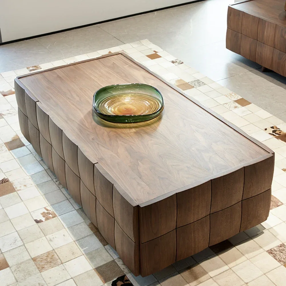 

Walnut Coffee Table High-Grade Solid Wood Living Room Good-looking Sofa Table