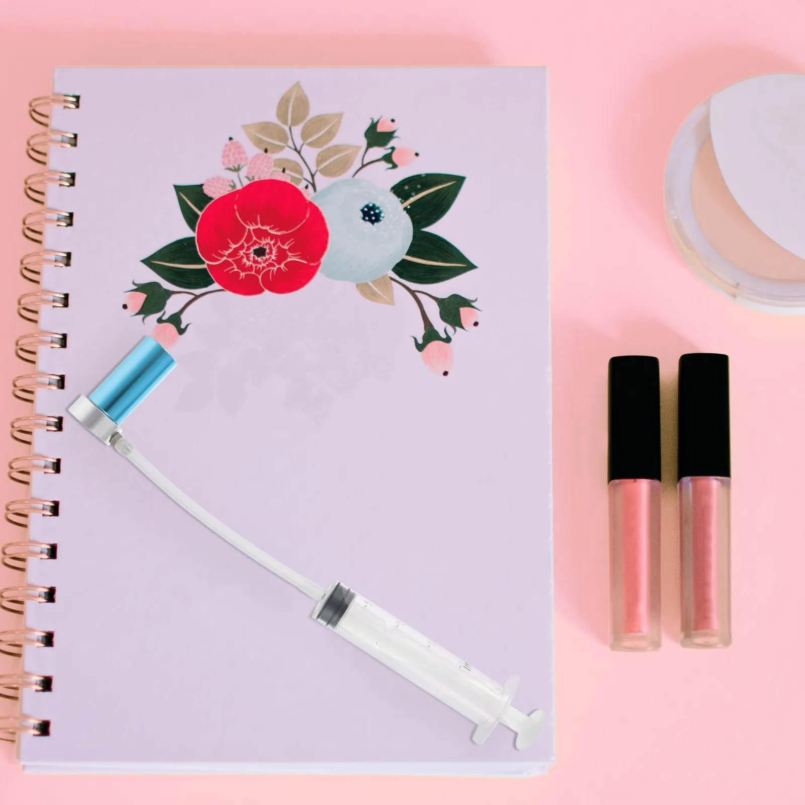 2Sets Lippenbalsem DIY-vorm Siliconen Lipstick-vormset voor cosmetica Ambachtelijke accessoires DIY-benodigdheden Lipstick maken accessoire