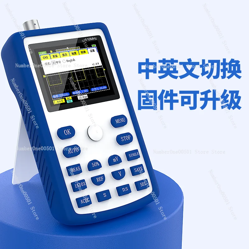 Handheld Small Oscilloscope, Mini Digital Oscilloscope, Frequency Converter, Detection Oscilloscope, Auto Repair with Probe