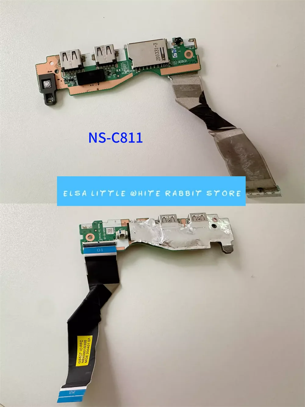 FOR LENOVO AIR 15 ARE 15ALC 2021 USB SD CARD READER POWER BUTTON BOARD W CABLE NS-C811