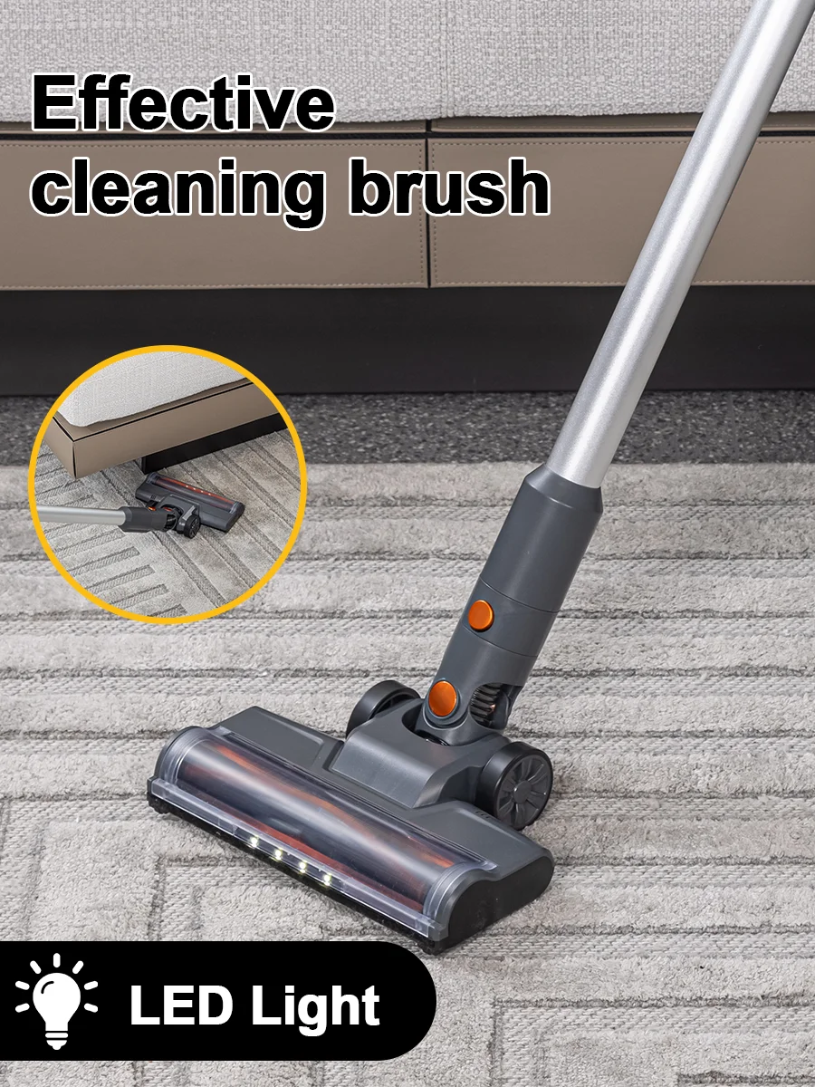 2 سرعات الساخن بيع مكنسة كهربائية محمولة مع شاشة تعمل باللمس المنزلية عصا المكنسة الكهربائية عالية الطاقة مكنسة كهربائية لاسلكية