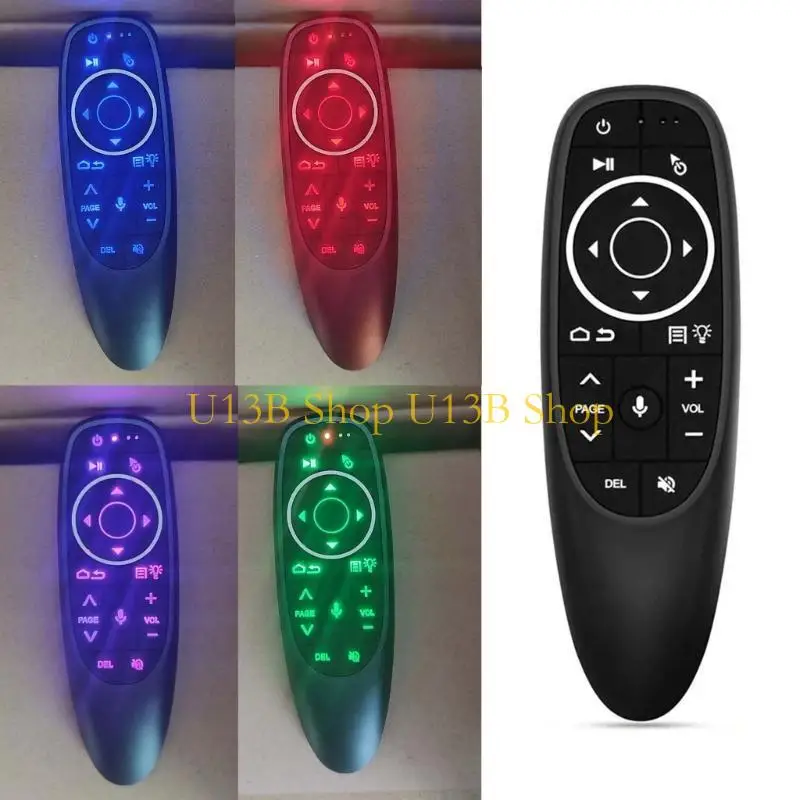 U13B G10S Probt 2.4G Controle remoto Giroscópio Aprendizagem ar iluminada Mouse