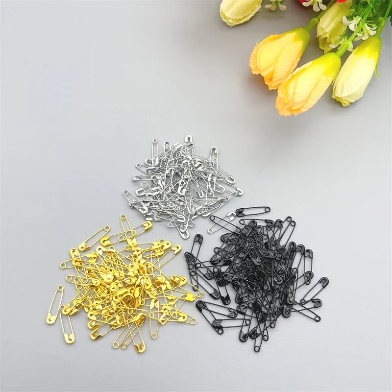 1000pcs 18mm Mix Silver/Gold/Black Pin Cross Stitch Marker Label Pin Clip For Jewelry Fasterener DIY Garment Sewing Tools Needle