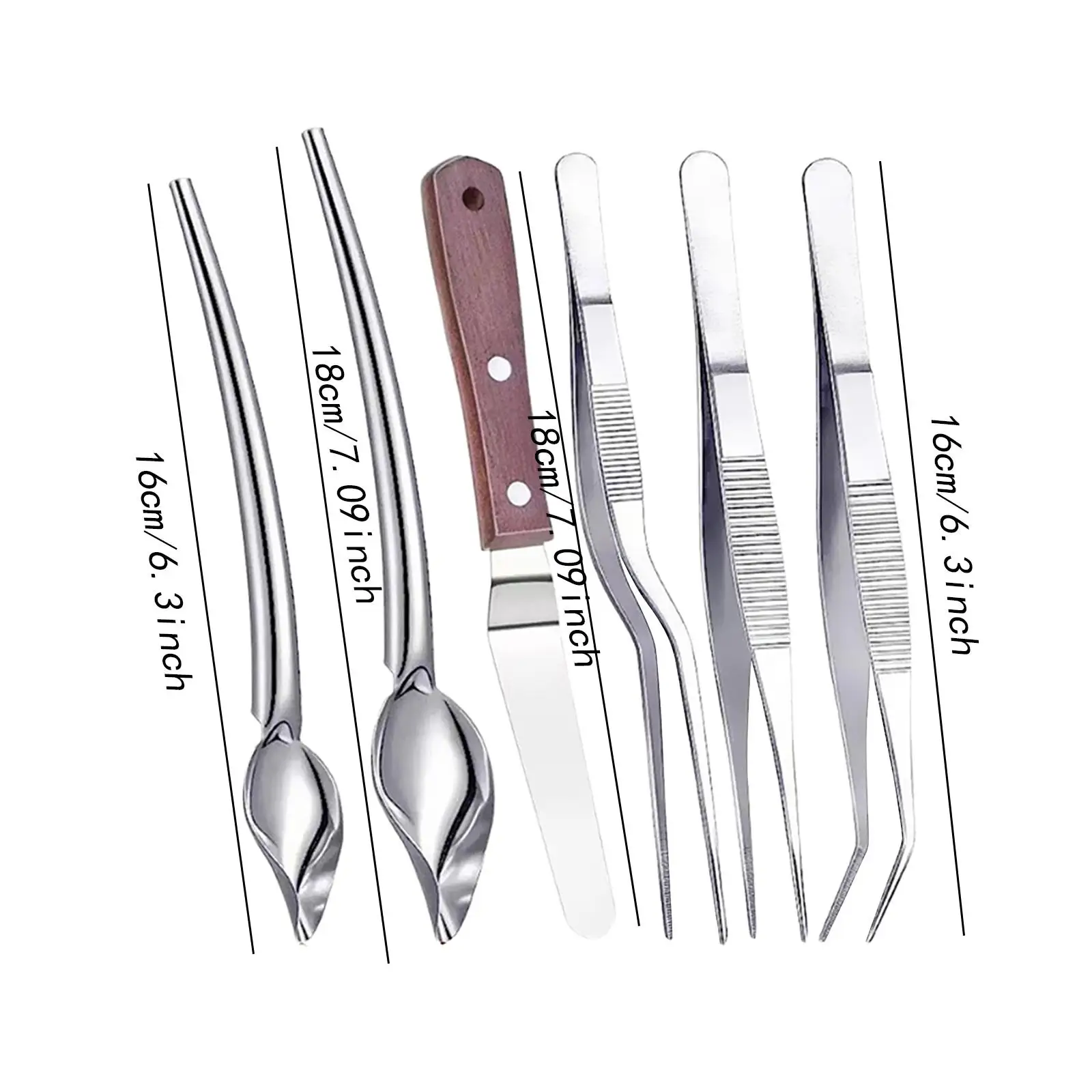 Plating Tools Culinary Portable Easy to Use Spade Drizzle Decorating Spoons Precision Tongs for Plates Decorating Household