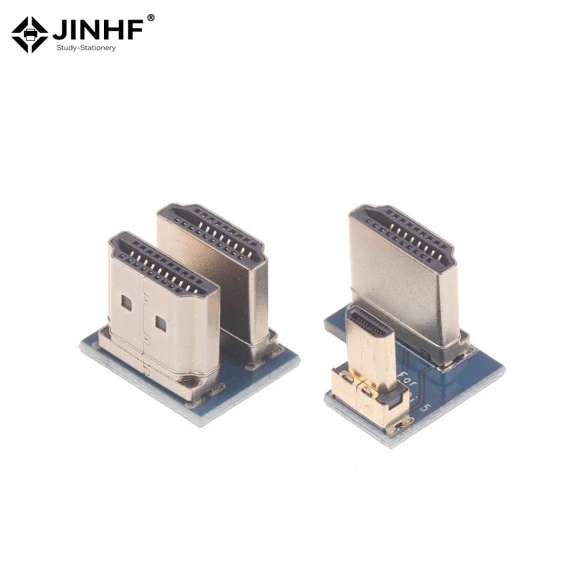  1080P Male to Male Adapter for Raspberry Pi 3 4 HDMI-compatible Converter LCD Touchscreen Display