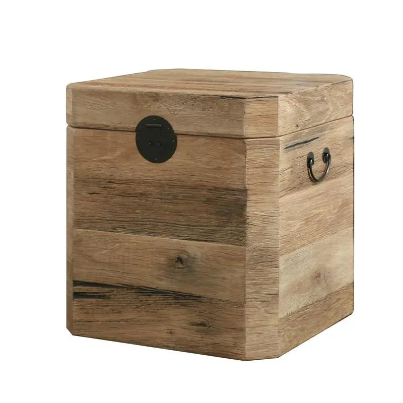 Mini Square Wooden Coffee Table with Storage Side End Table for Living Room Bedroom Home Furniture