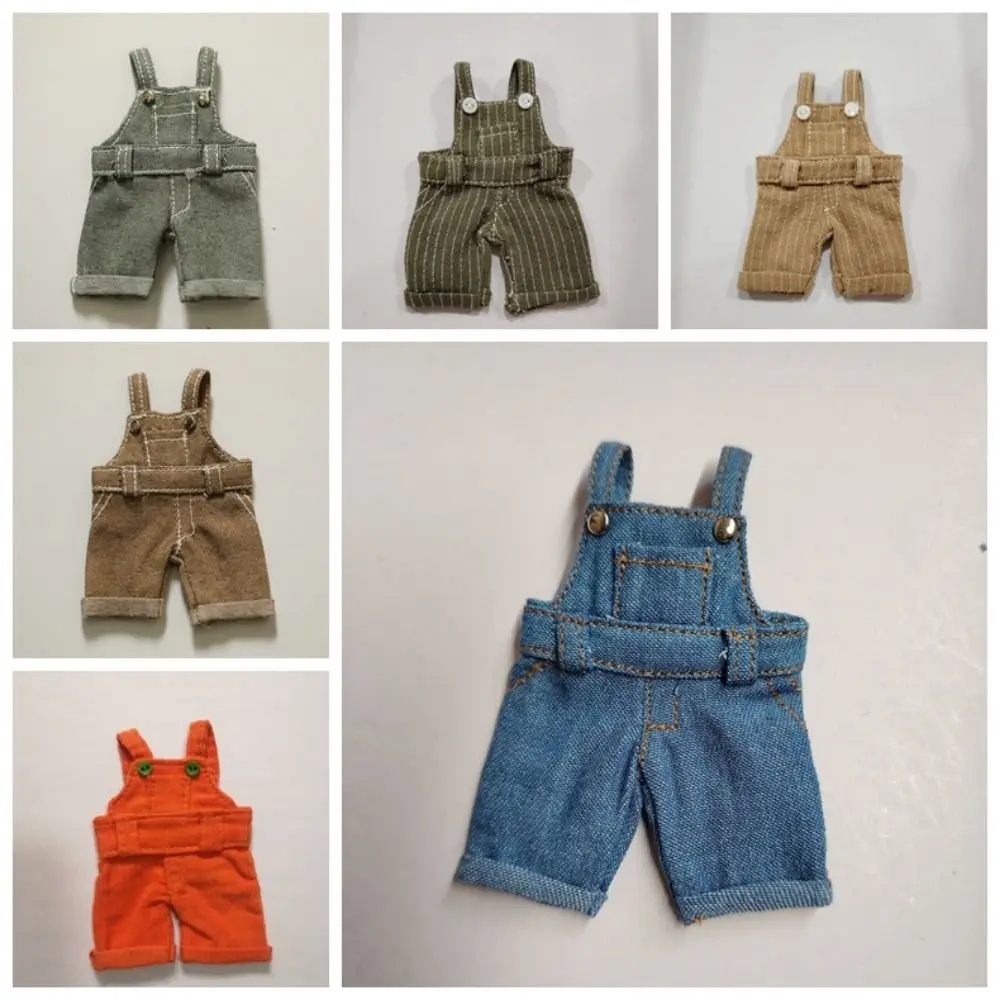 

Overall Gromit Doll Clothes Suspender Pants Colorful Plush Bear Clothes Dressing Game Cute 12cm Cotton Doll's Clothes